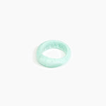 Dinosaur Designs Earth Bangle in Mint Colour resin with Regular Fit.
