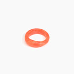 Dinosaur Designs Earth Bangle Bracelets in Lychee Colour resin with Regular Fit