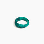 Dinosaur Designs Earth Bangle Bracelets in Mineral Swirl Colour resin with Regular Fit