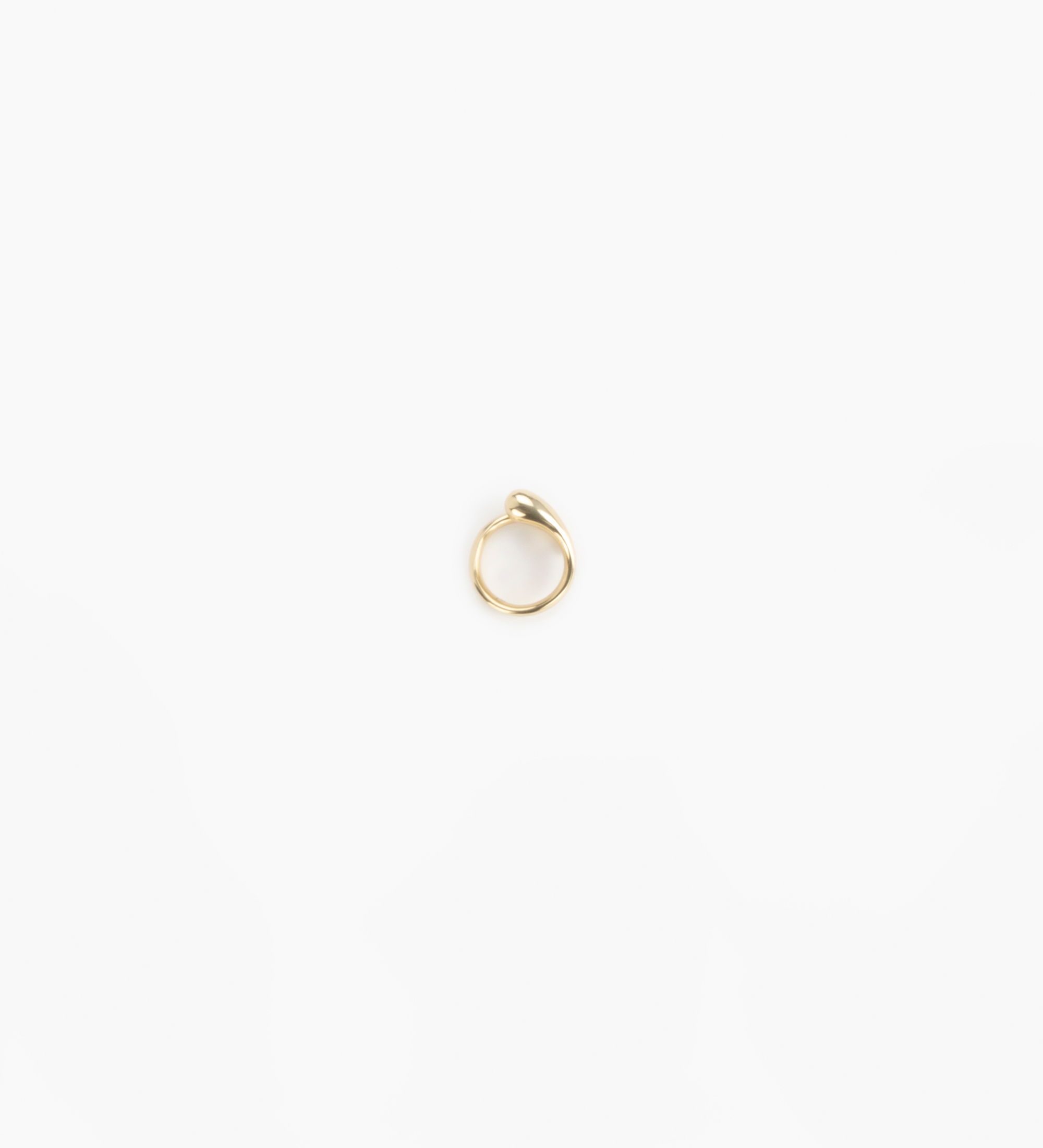 LO Collections Small Mungbean Ring Rings in Nano-Coated Brass Material 