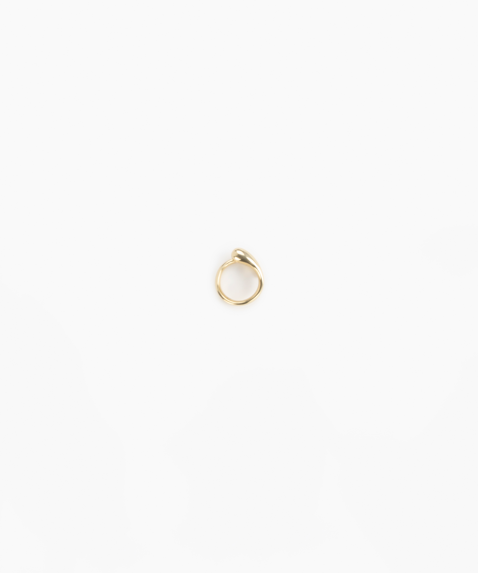 LO Collections Small Mungbean Ring Rings in Nano-Coated Brass Material 