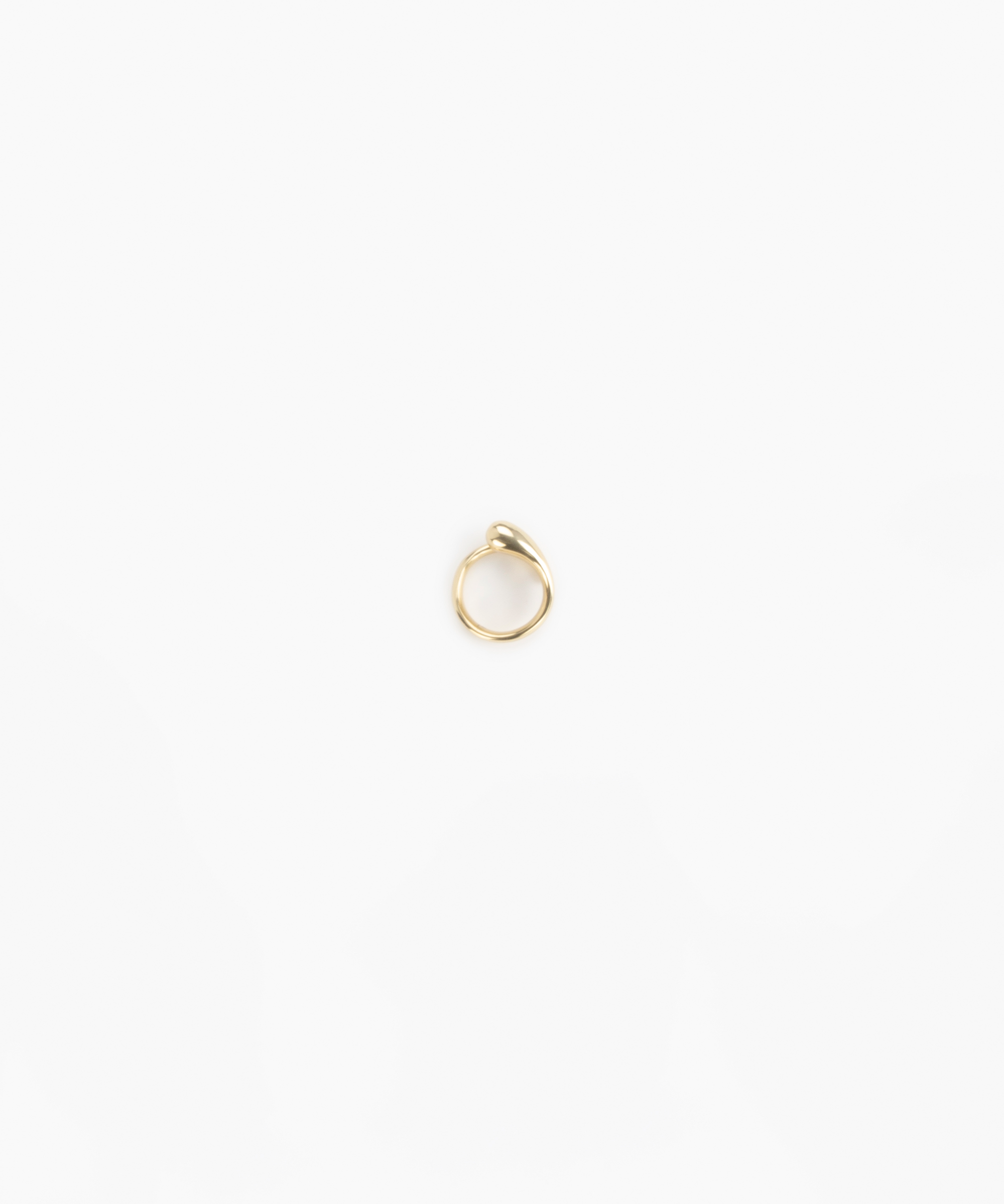 LO Collections Small Mungbean Ring in Nano-Coated Brass Material