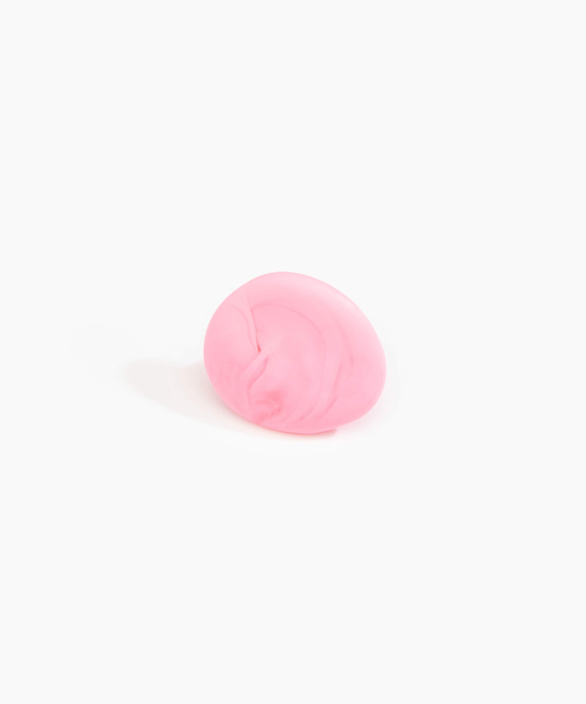Dinosaur Designs Stone Ring in Parakeet Colour resin with Wide Fit.