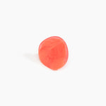 Dinosaur Designs Large Carved Ring Rings in Lychee Colour resin 