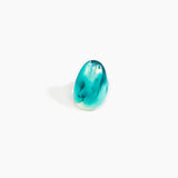 Dinosaur Designs Rock Ring Rings in Lagoon Colour resin with Regular Fit