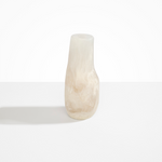 Dinosaur Designs Medium Studio Vase in Chalk Swirl Colour resin..