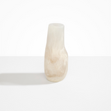 Dinosaur Designs Medium Studio Vase in Chalk Swirl Colour resin..