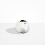 Dinosaur Designs Volcanic Vase in White Marble Colour resin
