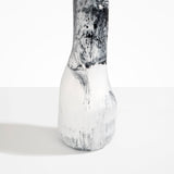 Dinosaur Designs Tall Studio Vase Vases in White Marble Colour resin 