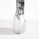 Dinosaur Designs Tall Studio Vase in White Marble Colour resin.