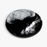 Dinosaur Designs Extra Large Earth Bowl serving bowls in black marble black white Colour resin