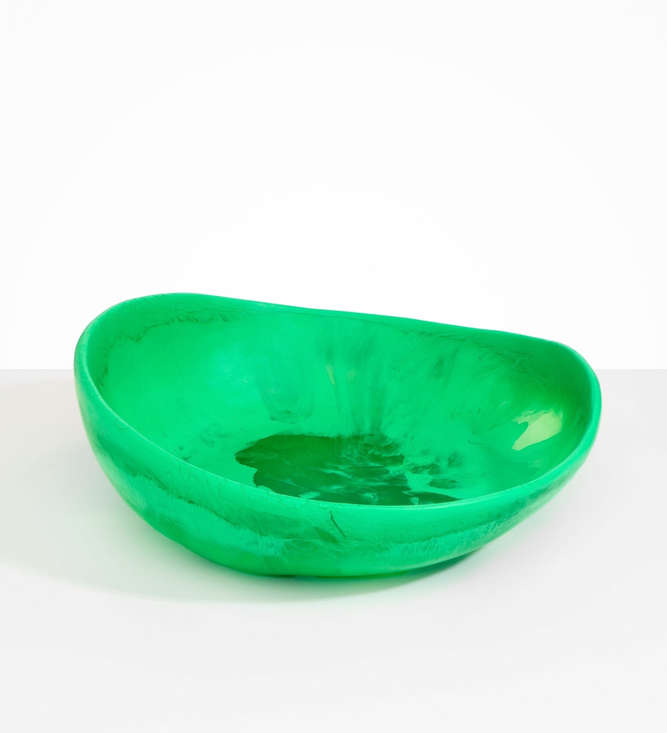 Dinosaur Designs Large Flow Bowl Bowls in Leaf Colour resin