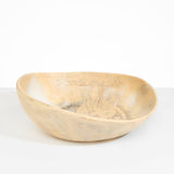Dinosaur Designs Large Flow Bowl in Sandy Pearl Colour resin..