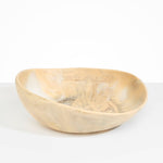 Dinosaur Designs Large Flow Bowl in Sandy Pearl Colour resin.