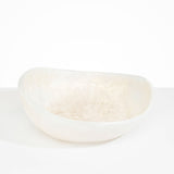 Dinosaur Designs Large Flow Bowl in Chalk Swirl Colour resin