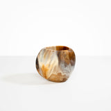 Dinosaur Designs Large Rock Vase in Light Horn Colour resin