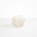 Dinosaur Designs Large Rock Vase in Snow Swirl Colour resin