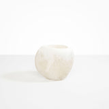 Dinosaur Designs Large Rock Vase in Snow Swirl Colour resin