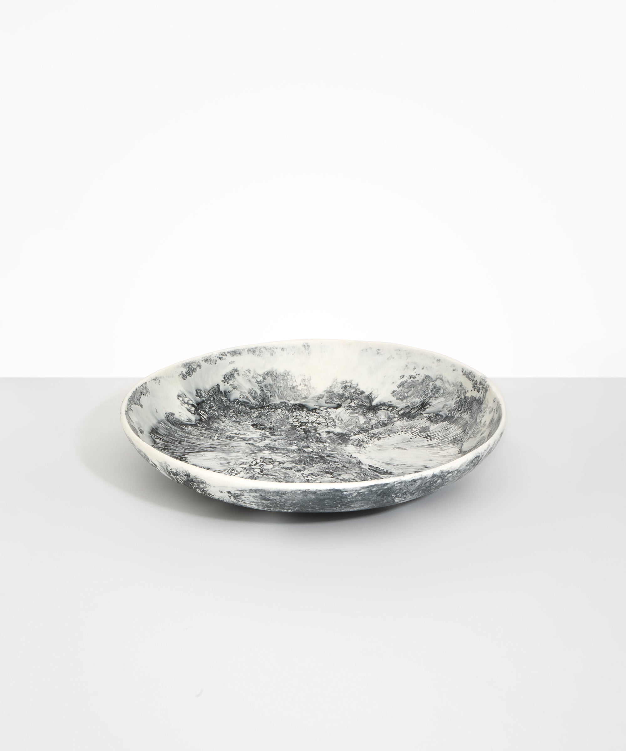 Dinosaur Designs Atelier Salad Bowl Bowls in White Marble Colour resin