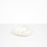 Dinosaur Designs Small Leaf Bowl in Chalk Swirl Colour resin