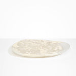 Dinosaur Designs Large Pebble Platter Serving Platters in Chalk Swirl Colour resin