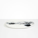 Dinosaur Designs Large Pebble Platter in White Marble Colour resin