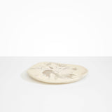 Dinosaur Designs Pebble Plate in Chalk Swirl Colour resin