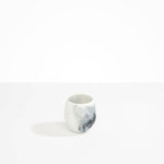Dinosaur Designs Large Rock Cup in White Marble Colour resin
