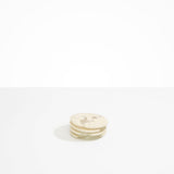 Dinosaur Designs Boulder Coaster Coasters in Chalk Swirl Colour resin..