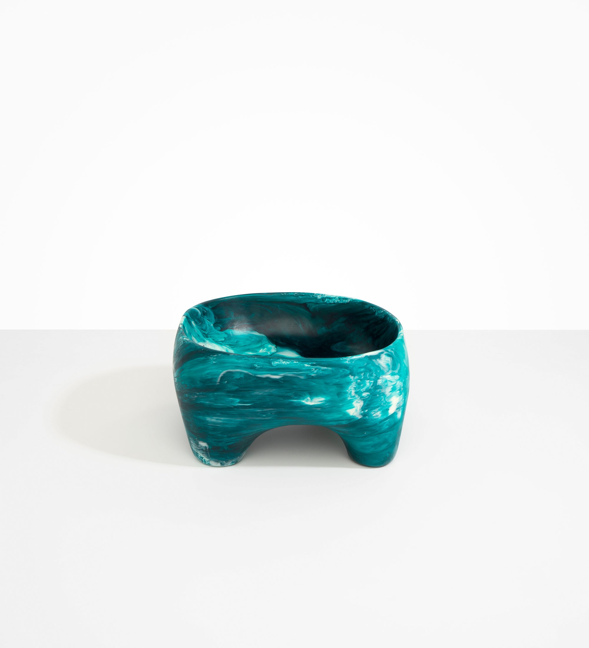 Dinosaur Designs Large Offering Bowl Bowls in Lagoon Colour resin 