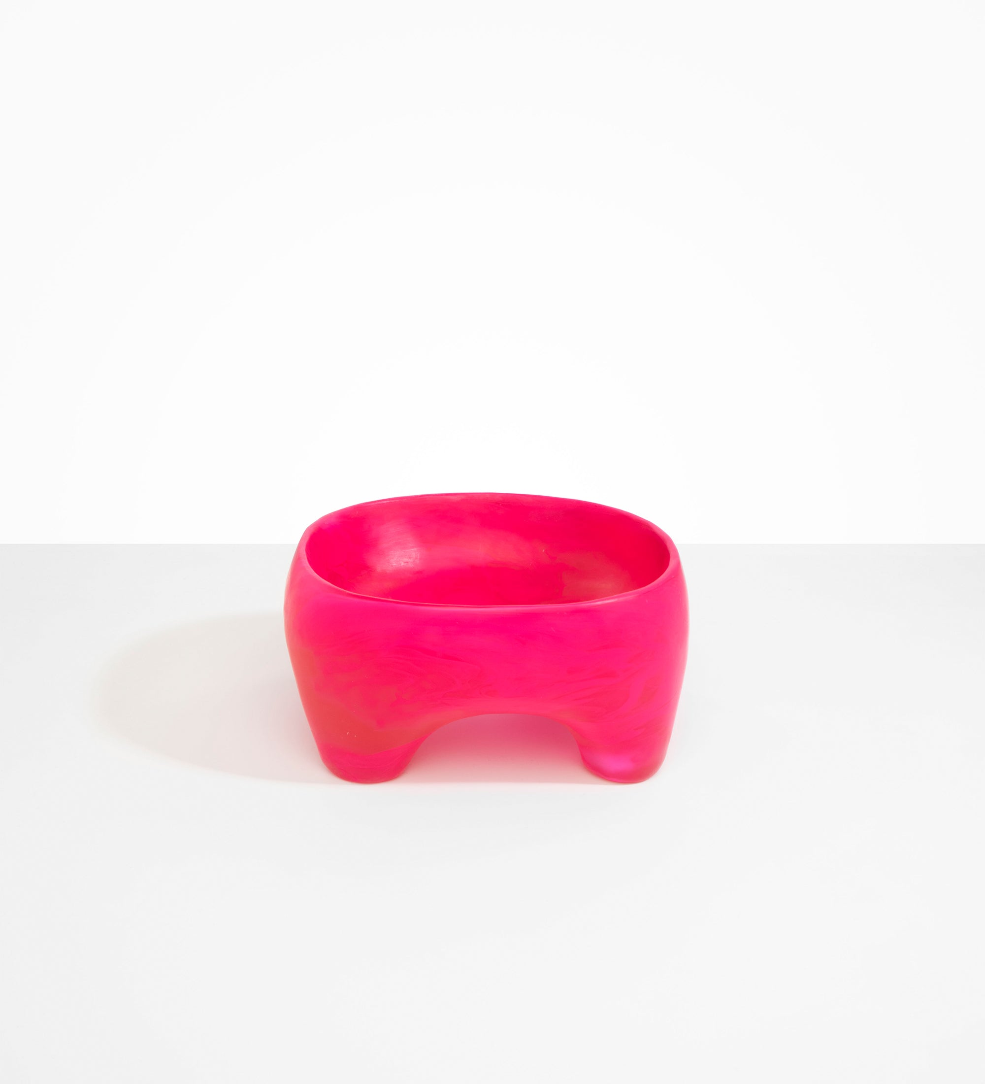 Dinosaur Designs Large Offering Bowl Bowls in Flamingo Colour resin 