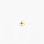 LO Collections Leaf Ring in Nano-Coated Brass Material..