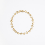 LO Collections Daisy Choker Necklaces in Nano-Coated Brass Material with Regular Fit