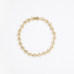 LO Collections Daisy Choker in Nano-Coated Brass Material resin with Regular Fit..