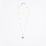 LO Collections Small Daisy Pendant in Nano-Coated Brass Material