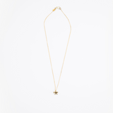LO Collections Small Daisy Pendant in Nano-Coated Brass Material