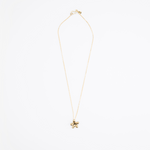 LO Collections Daisy Pendant in Nano-Coated Brass Material.