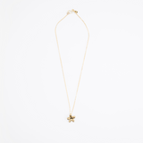 LO Collections Daisy Pendant in Nano-Coated Brass Material.