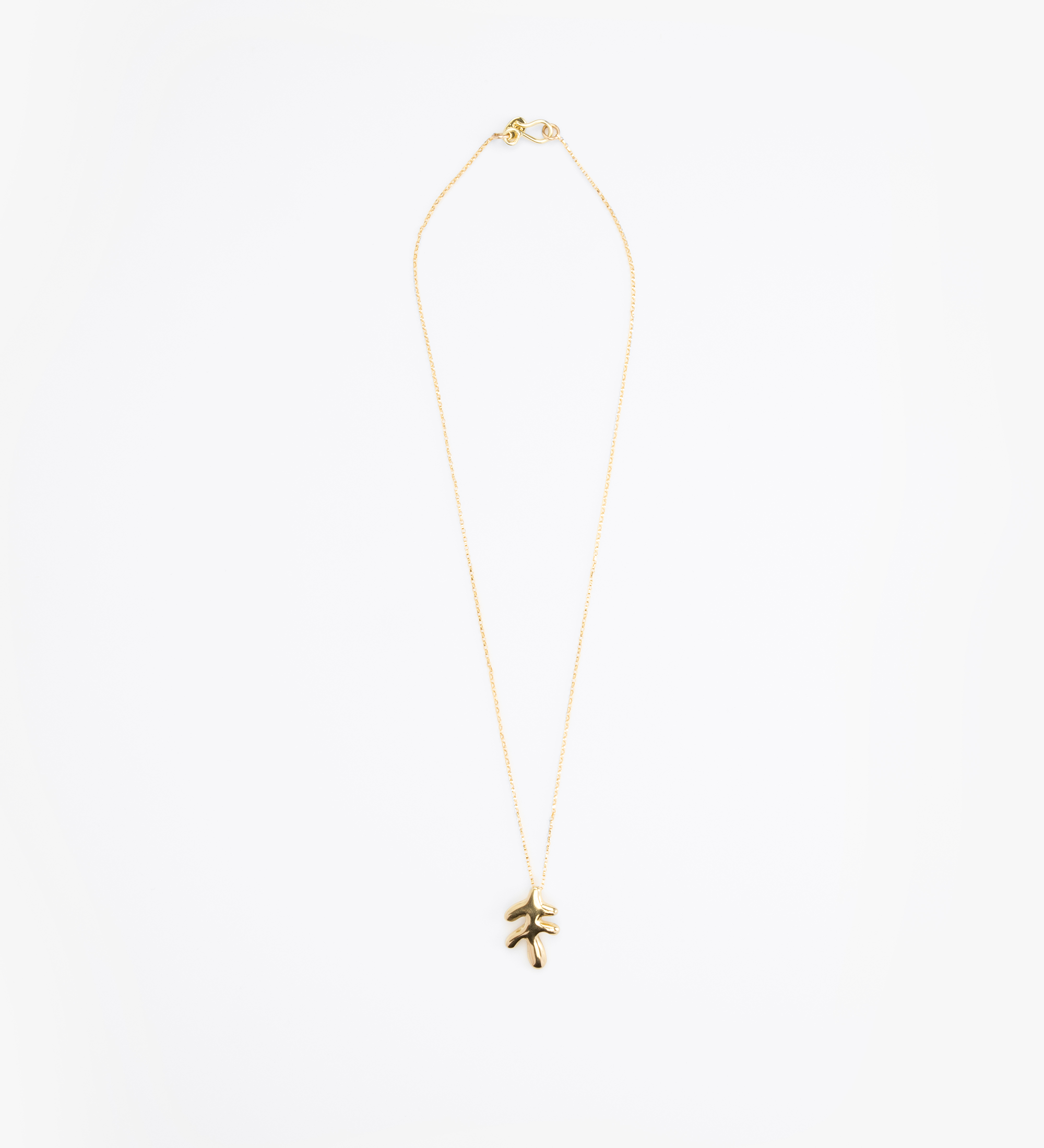 LO Collections Leaf Pendant Necklaces in Nano-Coated Brass Material 