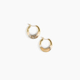 Small Horn Hoop Earrings