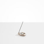 Corey Ashford Oyster Incense Holder Incense in Silver-Plated Brass Metal resin 