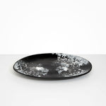 Dinosaur Designs Long Temple Platter in Black Marble Colour resin