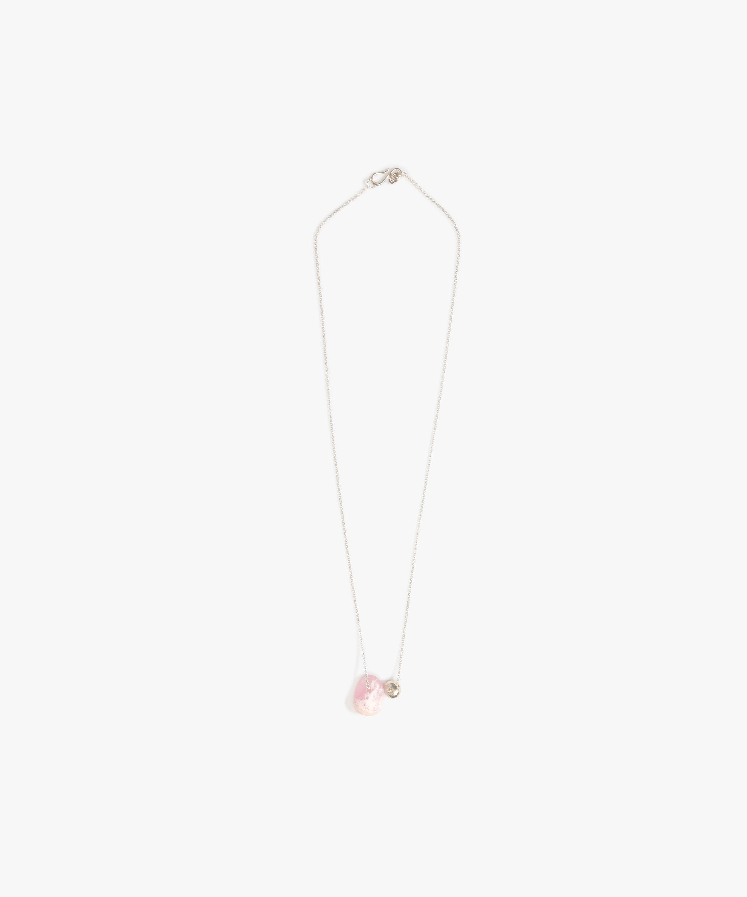 Dinosaur Designs Joie De Vivre Pendant in Shell Pink Colour resin with 925 Sterling Silver Material..
