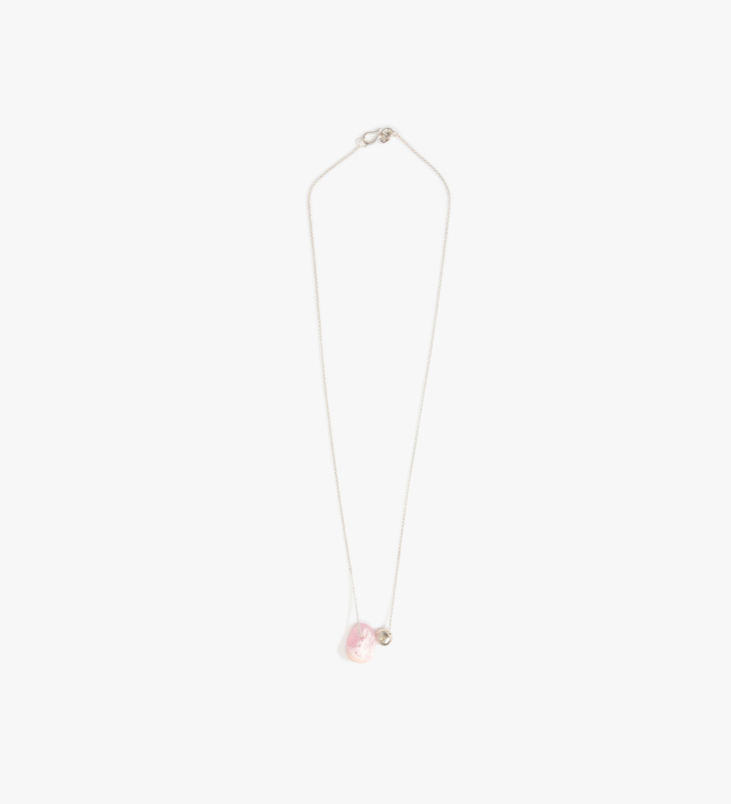 Dinosaur Designs Joie De Vivre Pendant Necklaces in Shell Pink Colour resin with 925 Sterling Silver Material