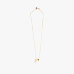 Dinosaur Designs Joie De Vivre Pendant in Cream Colour resin with Gold-Filled Material..