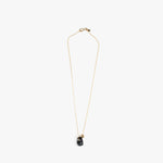 Dinosaur Designs Joie De Vivre Pendant Necklaces in Black Marble Colour resin with Gold-Filled Material