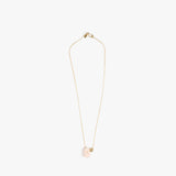 Dinosaur Designs Joie De Vivre Pendant in Rose Swirl Colour resin with Gold-Filled Material.