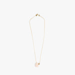 Dinosaur Designs Joie De Vivre Pendant in Rose Swirl Colour resin with Gold-Filled Material..
