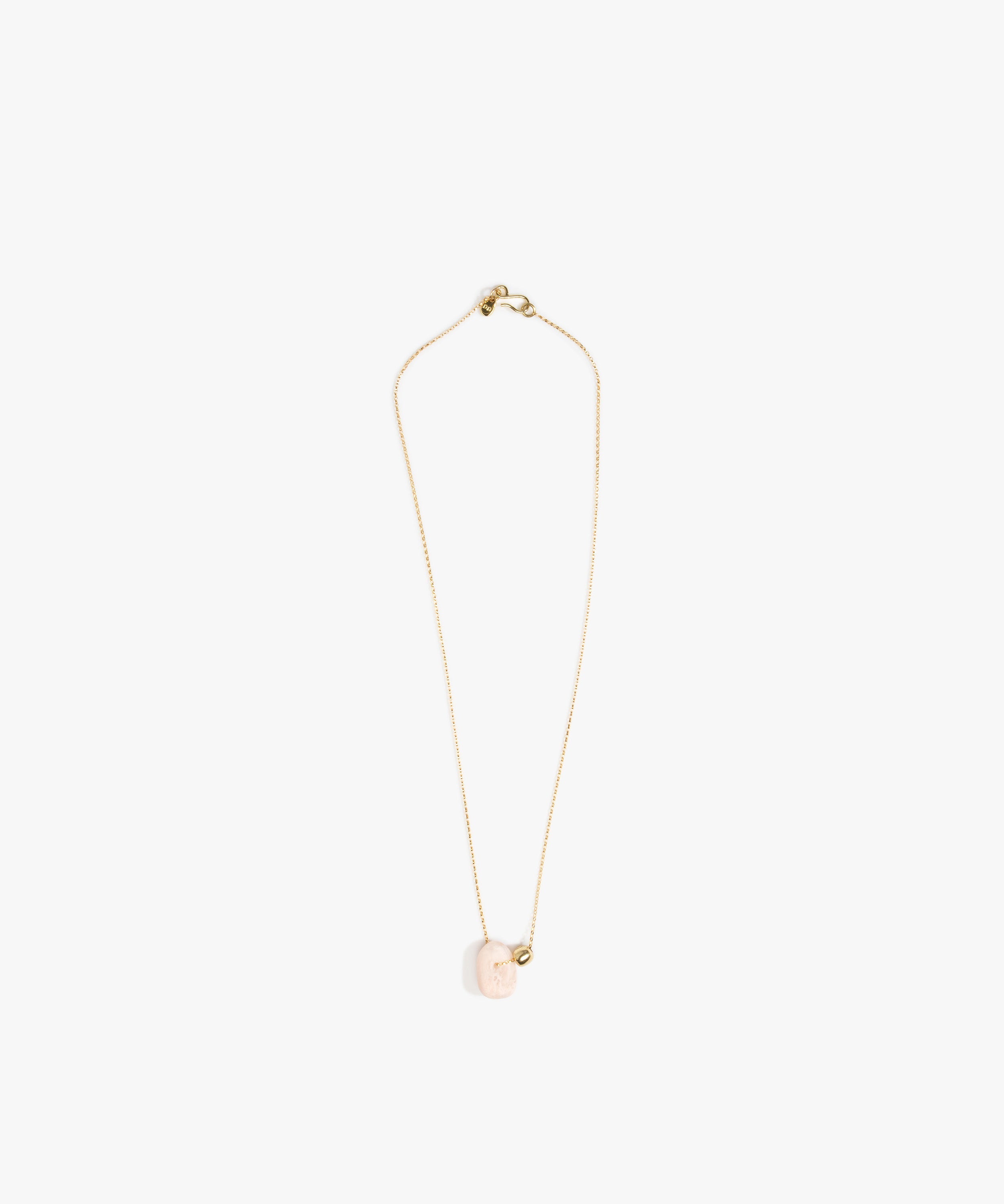 Dinosaur Designs Joie De Vivre Pendant in Rose Swirl Colour resin with Gold-Filled Material..