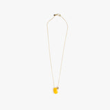 Dinosaur Designs Joie De Vivre Pendant in Honeycomb Colour resin with Gold-Filled Material
